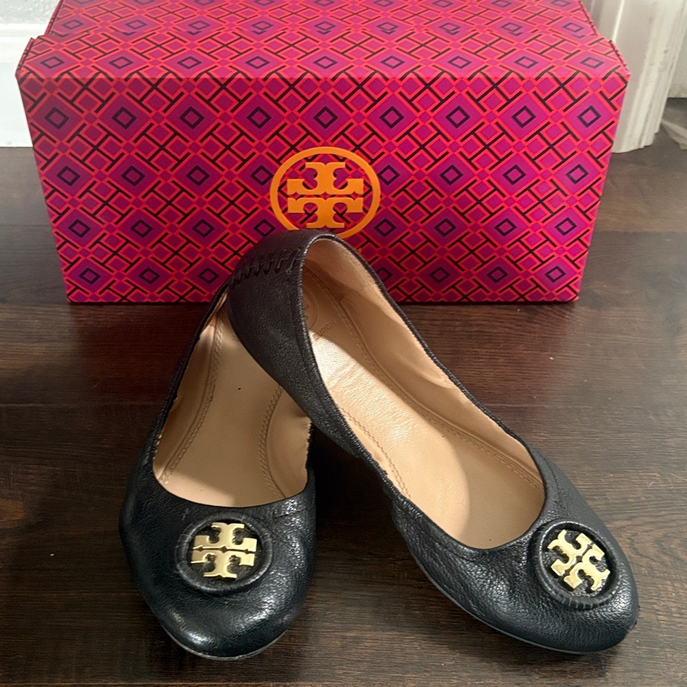 Tory Burch size 7 Allie Ballet 
Like new